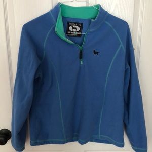 Black dog fleece sweatshirt